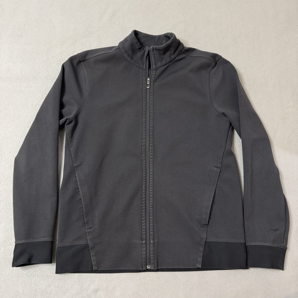 Lululemon Jacket Mens L Black Full Zip Stretch Casual Athleisure Minimalist